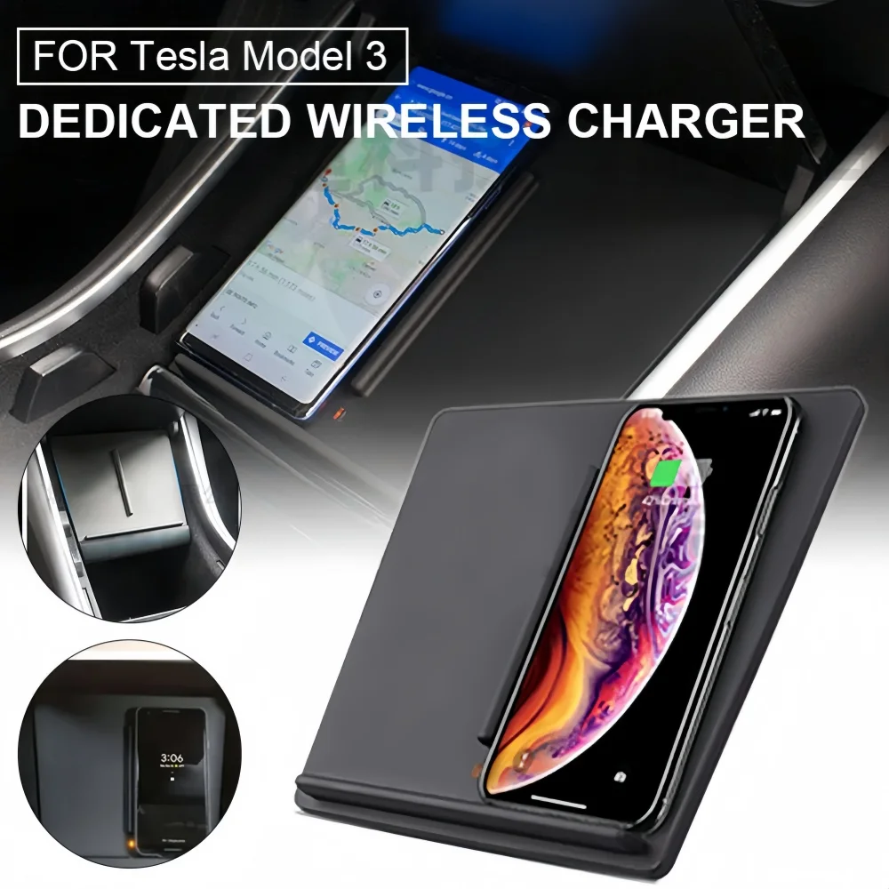 테슬라 모델 3 2017 2018 2019 2020 휴 - Wireless Phone Charger Pad 리뷰 및 가격