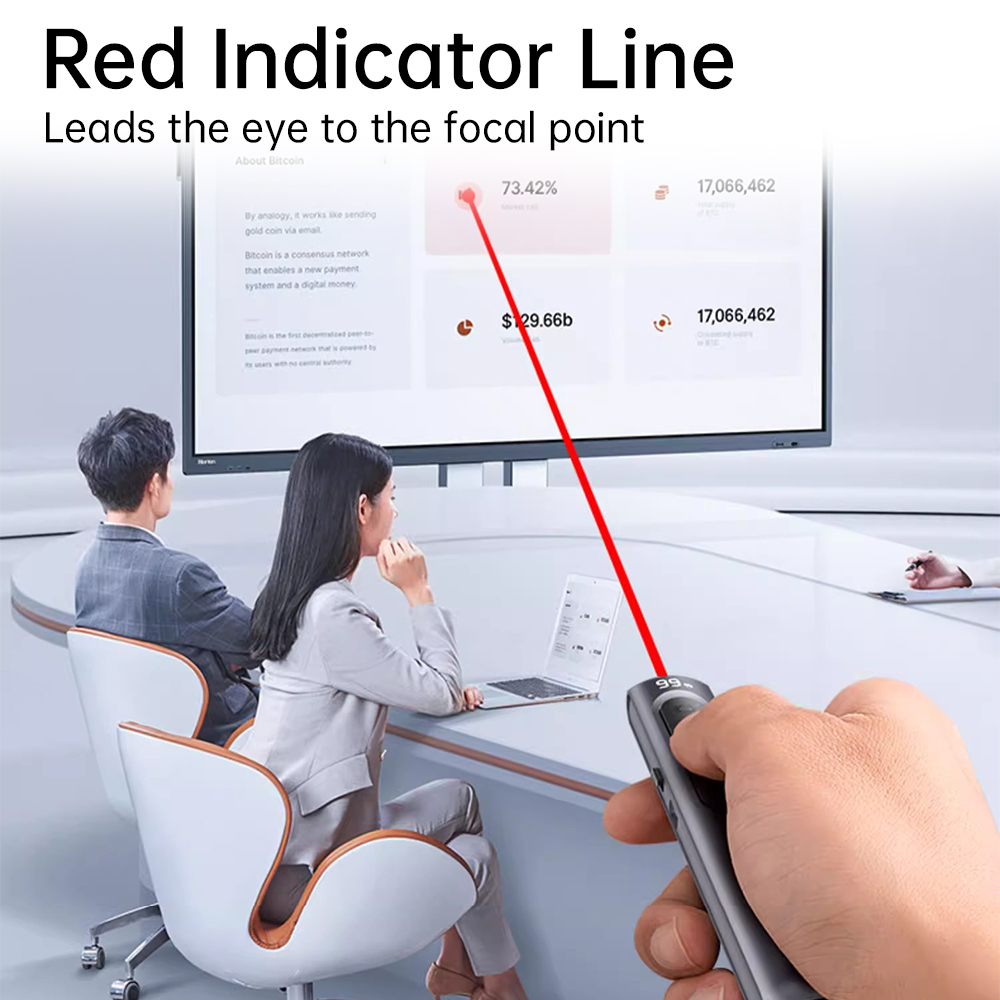 무선 페이지 터너 충전식 프리젠터 리모컨 PPT 포인터 - Laser Pointer Presenter 리뷰 및 가격