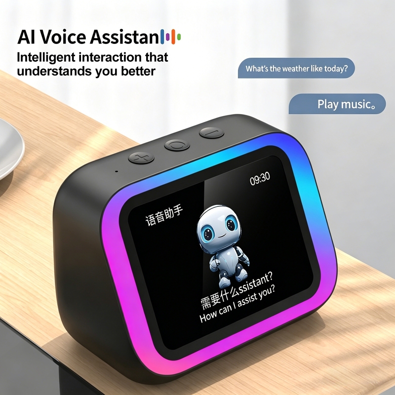 AI 음성 어시스턴트 블루투스 스피커 RGB 컬러 조명 - Electronics Home Gadgets 리뷰 및 가격