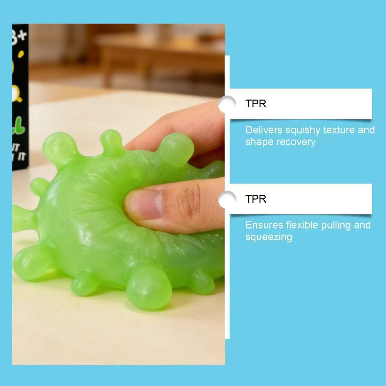 재미있고 귀여운 바이러스 모양 스트레스 볼, 느린 복원 - Electronics Latest Gadgets 리뷰 및 가격