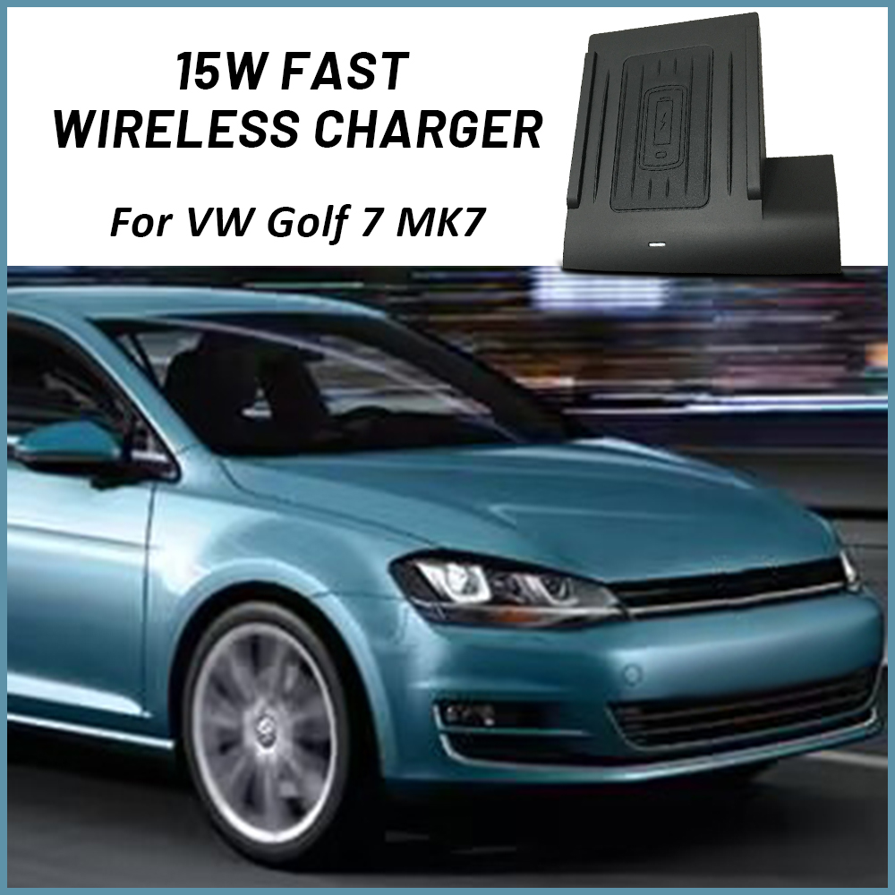 전화 홀더 폭스바겐 골프 7 MK7 2013-2019  - Wireless Phone Charger Pad 리뷰 및 가격