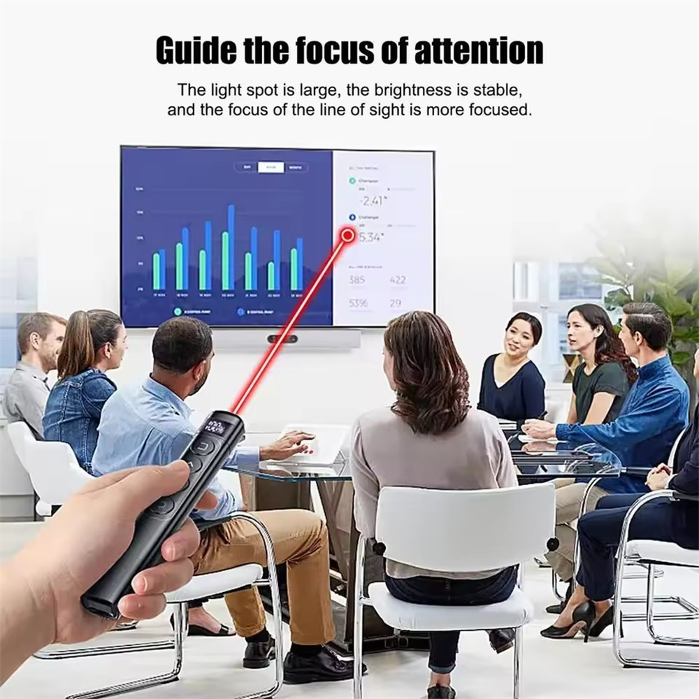 새로운 무선 PPT 리모컨 펜 프로젝터 페이지 펜, 리 - Laser Pointer Presenter 리뷰 및 가격
