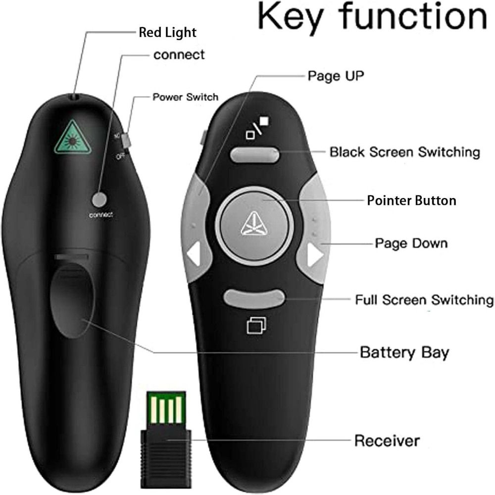 USB 제어 파워포인트 스마트 프레젠터 회의용 리모컨  - Laser Pointer Presenter 리뷰 및 가격